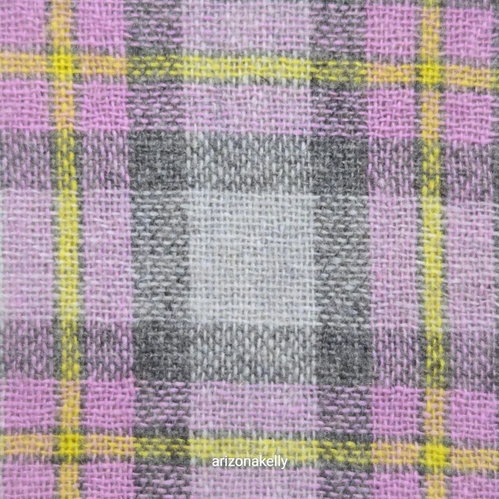 J. Crew Lightweight Wool Grey & Lavender Scarf *TINY TREATED HOLE* - Picture 2 of 14
